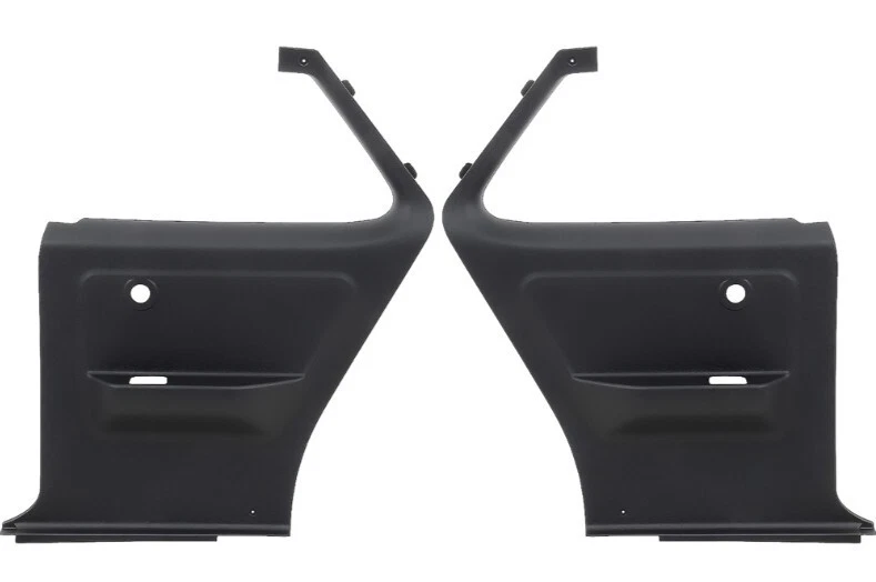 Juego de paneles laterales traseros interiores negros OER para Chevy Nova y Olds Omega 1973-1974 Foto 3 de 4