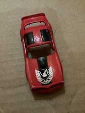 Vintage AFX Tyco '79 Firebird Trans Am. HO Slot Car. Red Black Silver FRAME
