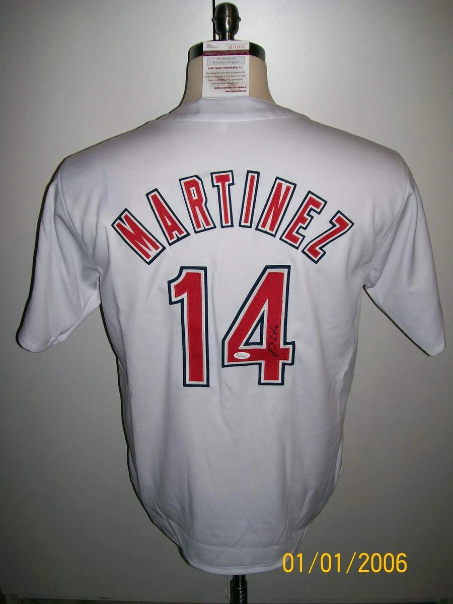 J D MARTINEZ SIGNED HOUSTON ASTROS ROOKIE JERSEY #14 JSA REDSOX