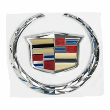 NEW Front Grille 6" Emblem Hood Badge for Cadillac - Silver Logo Symbol Ornament