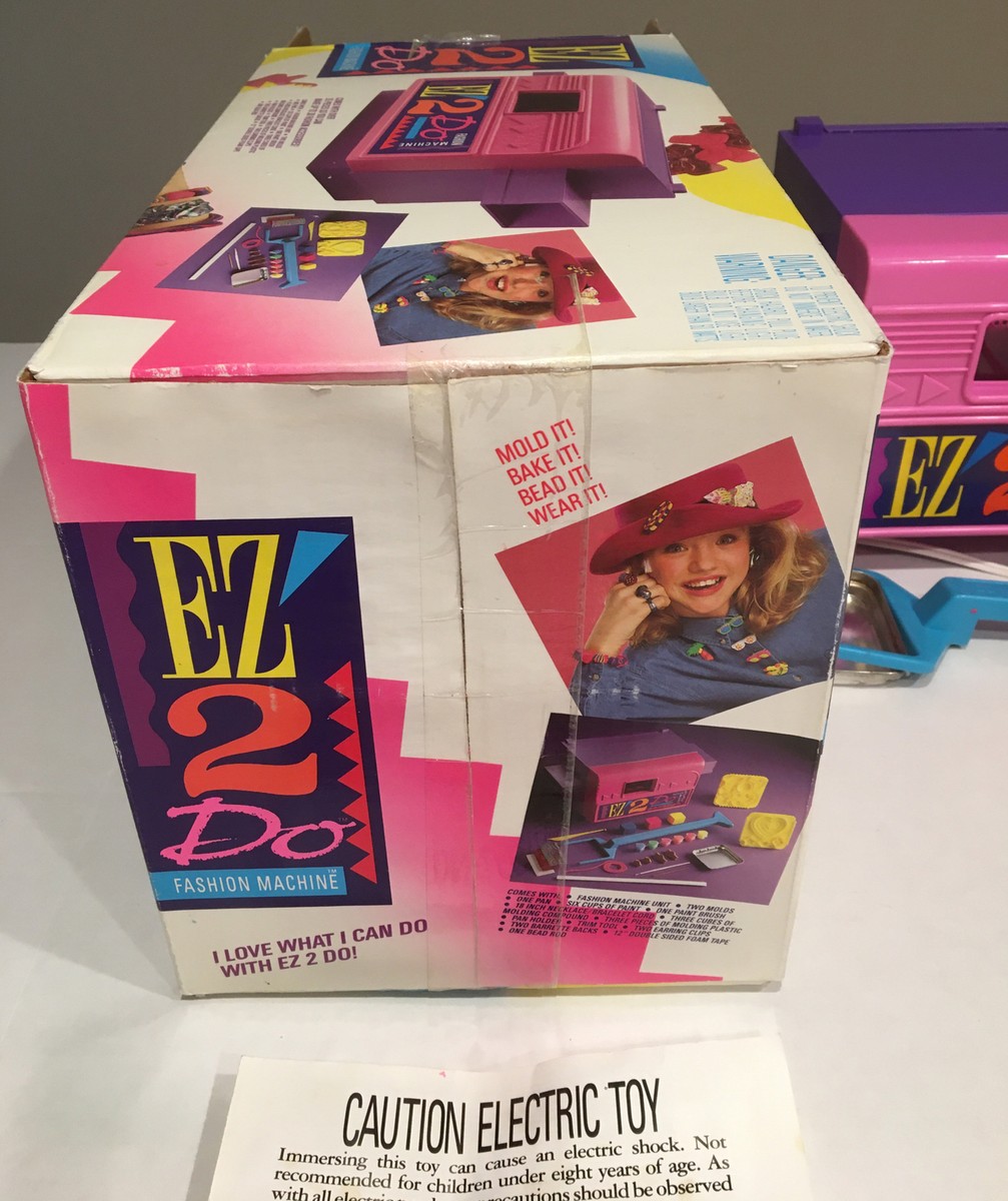 VTG 1992 Kenner EZ 2 Do Fashion Accessory Machine MOLD BAKE