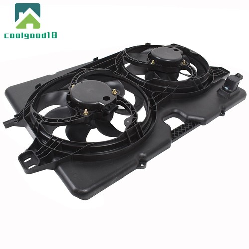 Cooling Fan Assembly For 2008-2012 Ford Escape 2.3L 2.5L Engine Dual Fan Type - Picture 8 of 9