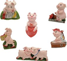 Calamite "Maialini" in Resina Set 12 Pezzi (n.2 per tipo)