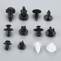 100PCS Plastik Universal Clips Auto Druck Halter Stecker Nieten Clip Rand