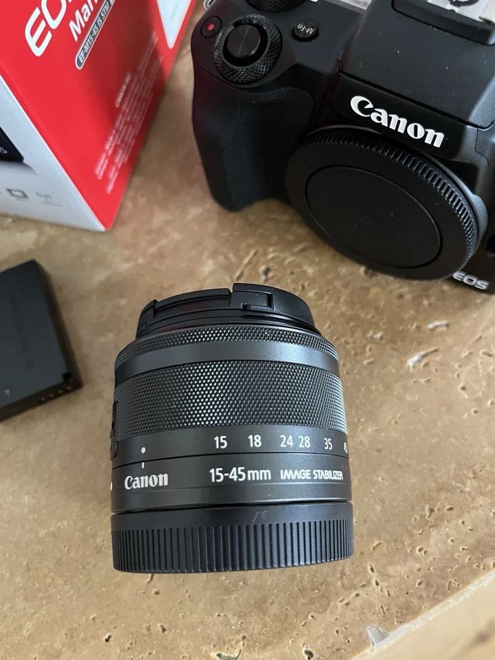 Canon EOS M50 Mark II Digitalkamera schwarz Zoom Objektiv EF-M 15-45mm /wie neu - Bild 2 von 4