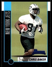 Chris Baker 2002 Bowman #235 New York Jets NFL READ FREE SHIPPING AutographDen