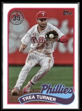 2024 Topps Series 1 - 1989 Topps Baseball Trea Turner #89B-56