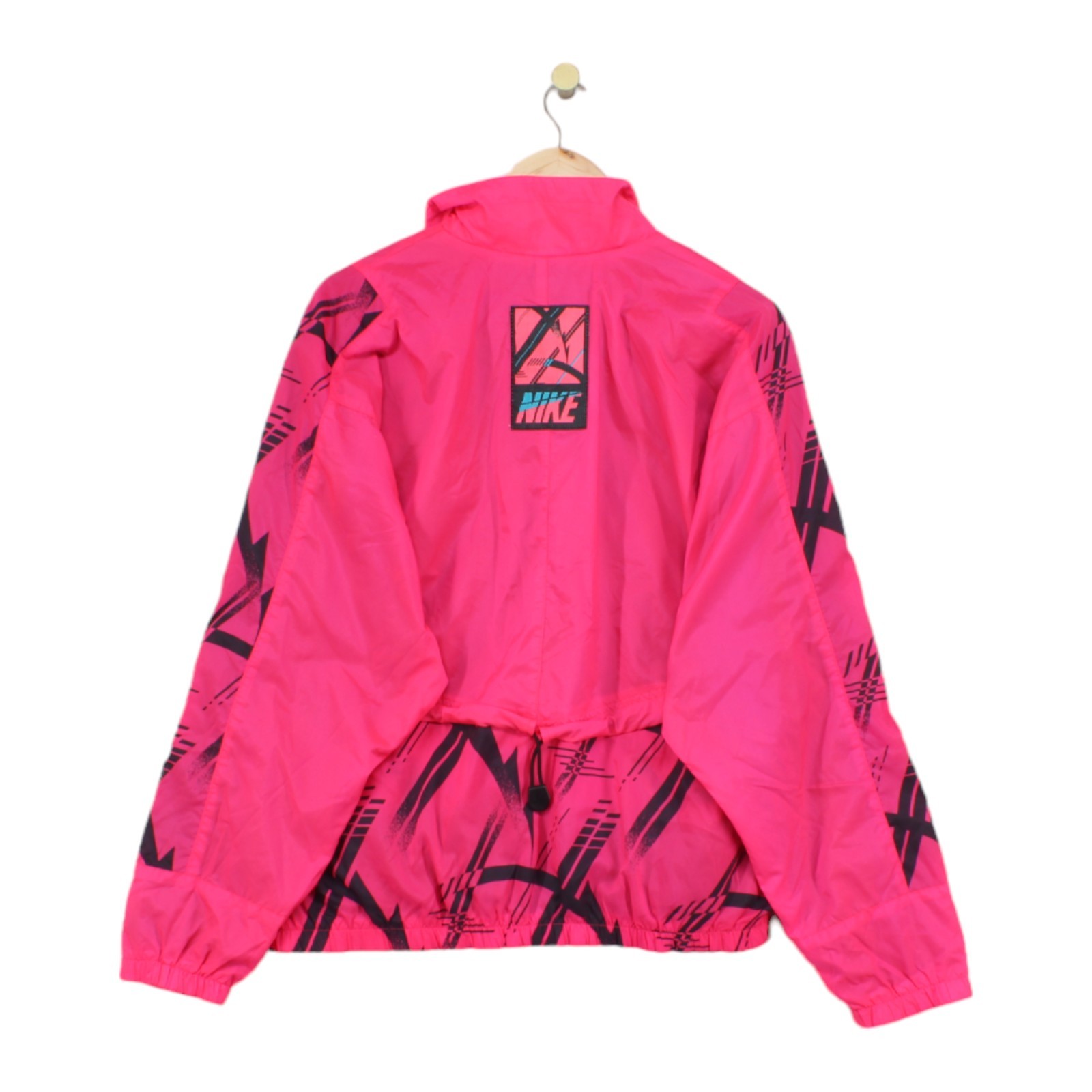 SACAI X NIKE Giacca Nike Track Vintage Donna Taglia M Rosa Oversize Full Zip