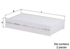 MAHLE Innenraumfilter LA 873/S Umluftfilter Partikelfilter f�r BMW F25 F26 X3 X4