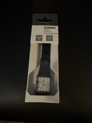 Casio MQ27-7B Classic White Analog Watch with Resin Band and Numbers From Japan