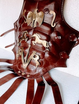 Leather Warrior Costume Roman Reenactment Armor Handmade Leather Armor Fantasy
