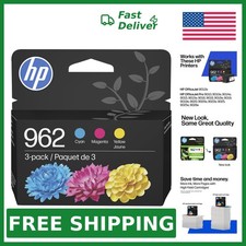HP Cyan Magenta Yellow Ink Cartridges, CMY Style