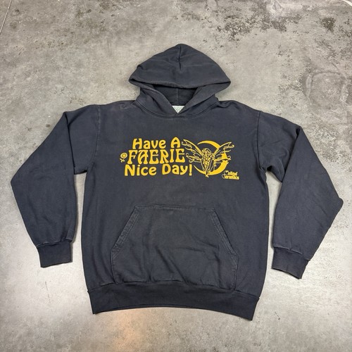 Online Ceramics Hoodie Mens Large Black Have A Faerie Nice Day