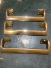 3 Antique Victorian Solid Brass 9 inches Sash Window Handles