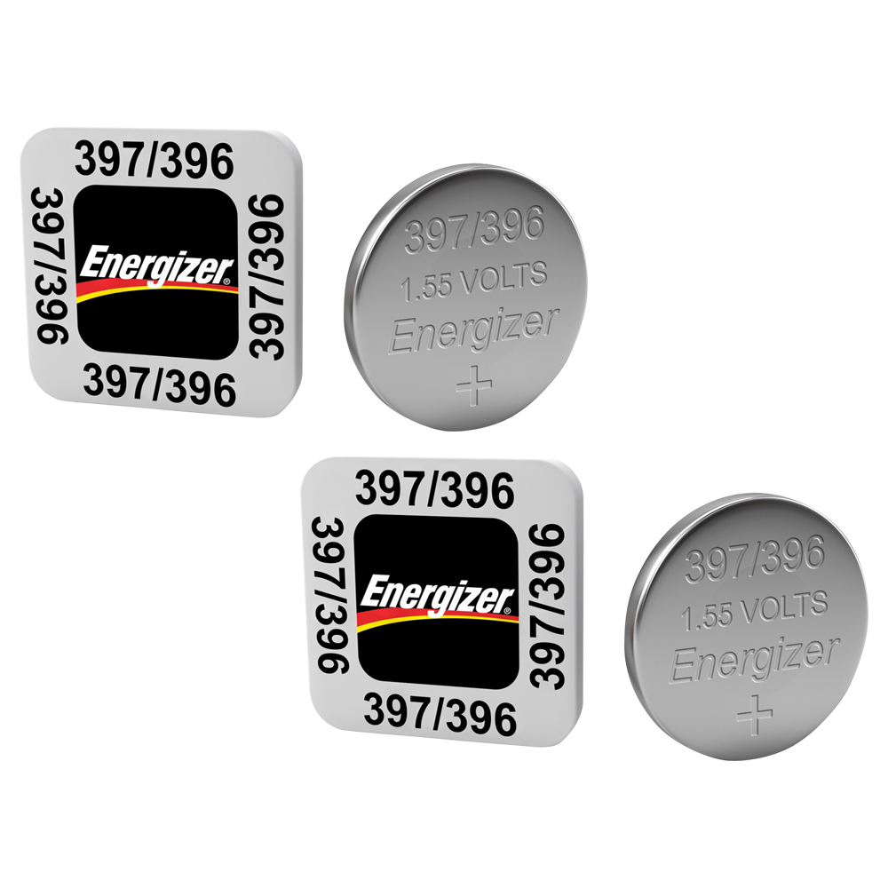 Energizer 397/396 AG2 SR726SW 1.55V Silver Oxide Watch Batteries x 2 *Genuine*