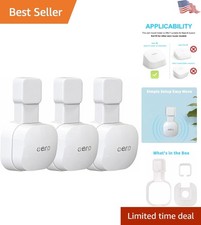 Space-Saving Wall Mount Holder for eero 6  6 - Easy Installation, 3 Count