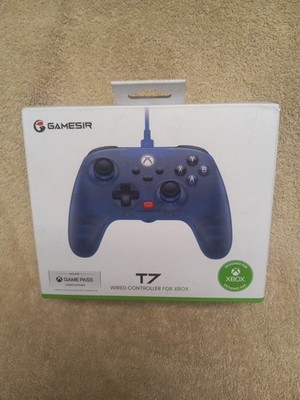 GameSir T7 Wired Controller Xbox Series X|S PC Hall Effect 3.5mm Blue NEW SEALED