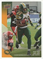 Joe Burnett SP - Edmonton (CFL Football Card) 2014 Upper Deck # 117 - Mint
