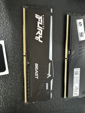 Kingston FURY Beast RGB 16GB (2 x 8GB) PC5-41600 (DDR5-5200) DIMM Memory...