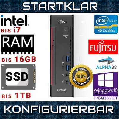 Fujitsu ESPRIMO Q556 Win 10 PRO PC??Configurable Intel i7 1TB SSD