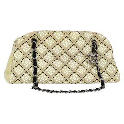 CHANEL美品 CHANEL CC Wild Stitch Surpique Lambskin Handbag SUPER RARE! Pink