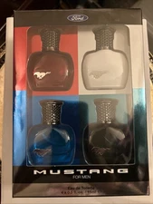 Fragrance Men's Ford MUSTANG Eau De Toilette 4 Pieces Gift Set 4x 0.5oz