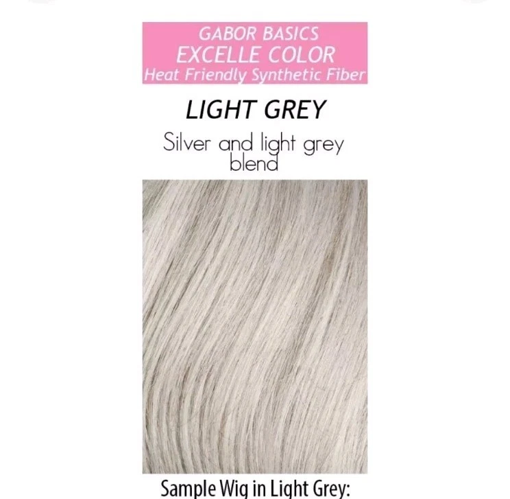 LOVE Wig by GABOR, Light Grey Heat Friendly, Gabor Comfort Cap, NEW - Image 2 of 4