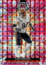 2024 Panini Mosaic #47 Sam Hubbard Mosaic Camo Pink