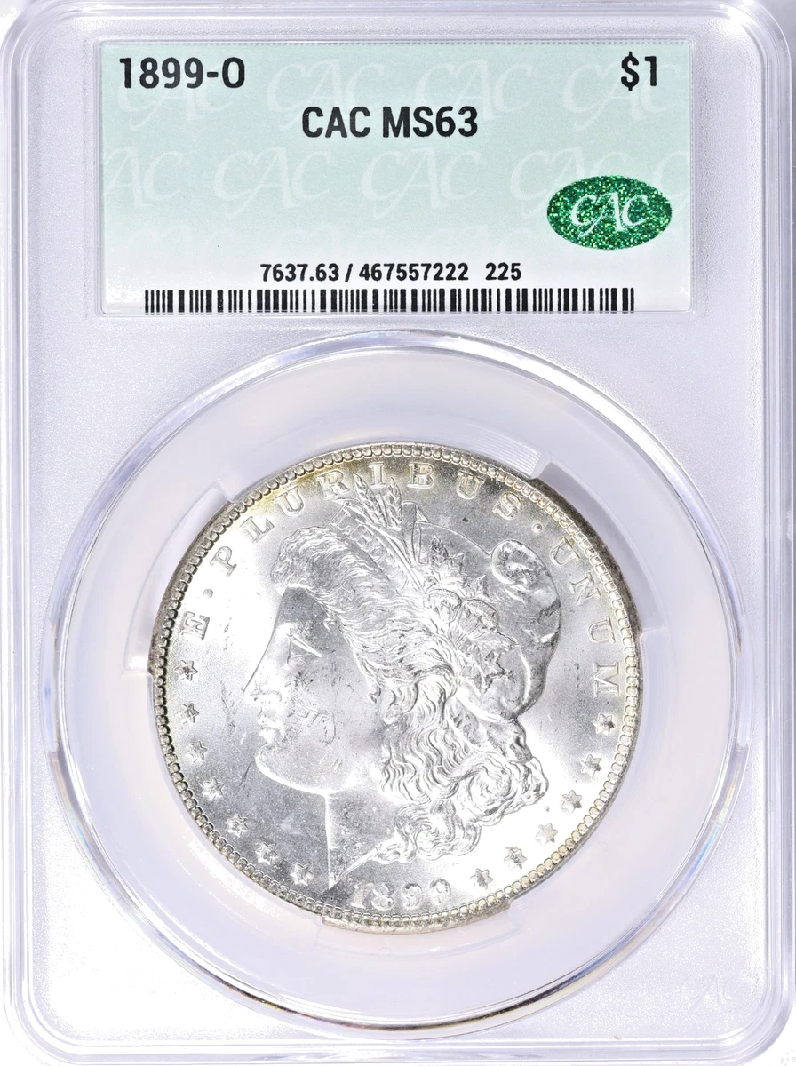 MS 63 Graded 1899 Year Morgan US Dollars (1878-1921) for sale | eBay