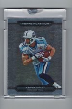 2010 TOPPS PLATINUM 1/1 Blank Back KENNY BRITT TITANS RARE 1/1