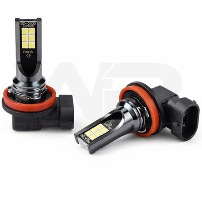 For Citroen C-Elysee DD Front Fog Light Bulbs H11 LED Pair