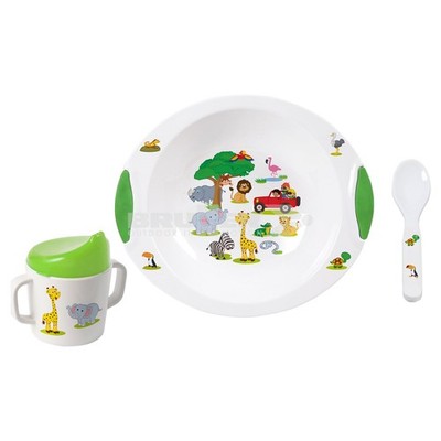Brunner Geschirr Set Jungle Parade 6M+ (3-teilig)