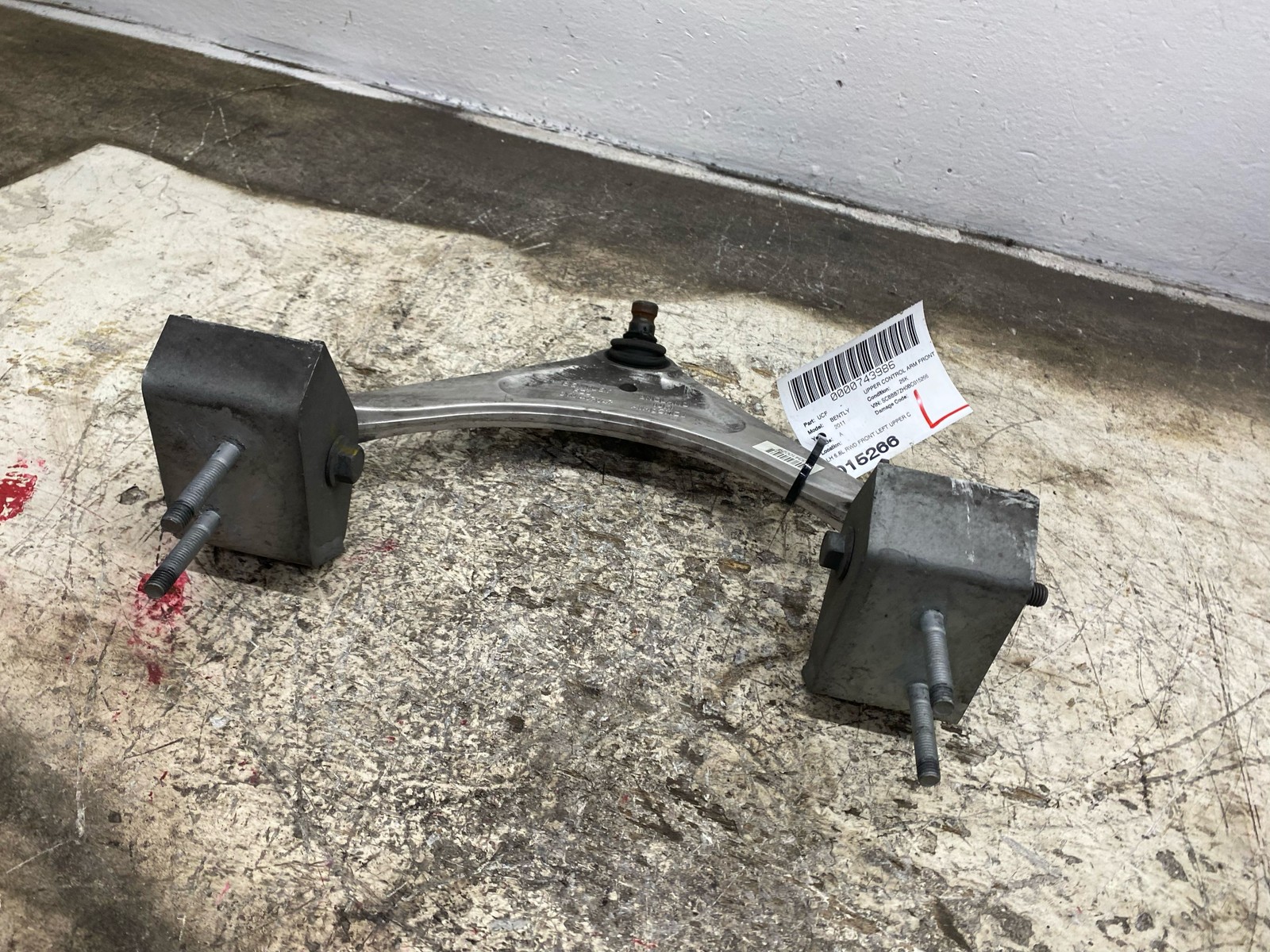 2010-2020 BENTLEY MULSANNE 6.8L RWD FRONT LEFT UPPER CONTROL ARM 3Y0407041 *26K*