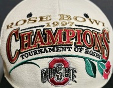Fanion Ohio State Buckeyes - Vintage 1969 - Rose Bol - RARE Et Officiel