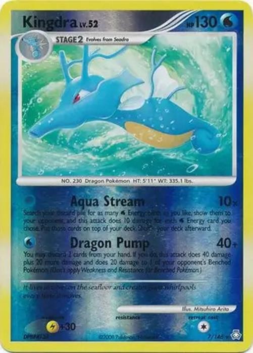 Kingdra - 7/146 - Pokemon Legends Awakened Reverse Holo Rare LP