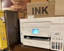 Epson Wireless Printer w/Sublimation INK/PAPER.  Digital Heat Press. Bundle!!