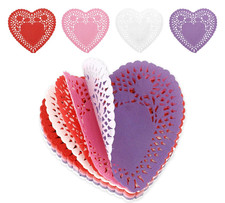 Heart Doilies Heart Shaped Doilies Paper Heart Doilies 200 Pcs Valentine Doilies
