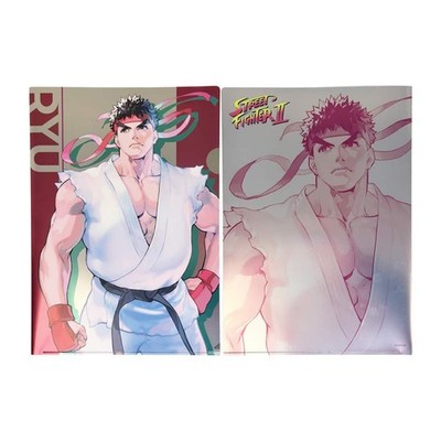 Street Fighter Ryu Metallic Clear Folder ALL CAPCOM Artworks Capcom Store