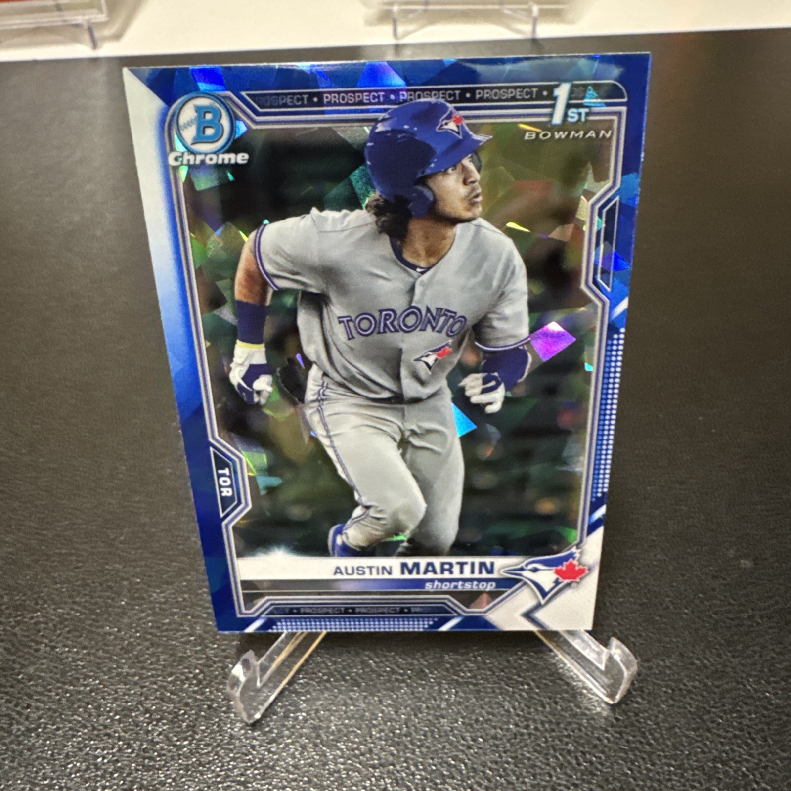 2021 Bowman Sapphire Edition - Chrome Prospects Austin Martin #BCP-87 (RC)