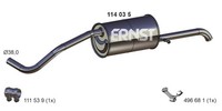 EndschalldäMpfer NachschalldäMpfer Ernst 114035 FüR Fabia Seat Polo VW Skoda 4 5