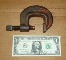 Vintage JH Williams & Co.USA,Heavy Service Clamp,CC 1-1/2 A Vulcan,Old Welding C