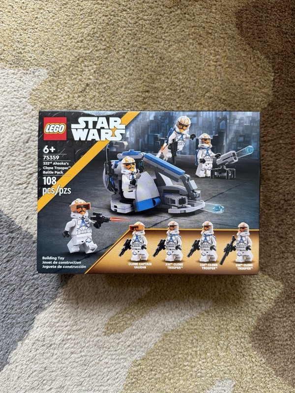 LEGO Star Wars 332nd Ahsoka’s Clone Trooper Battle Pack 75359 New