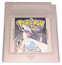 Pokemon Silver Version (Nintendo Gameboy Color, 2000) GBC Authentic NEW BATTERY 