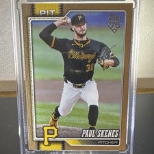 Topps Series 1 Paul Skenes Gold Serial Numbered /2026 #100 Pirates 2026