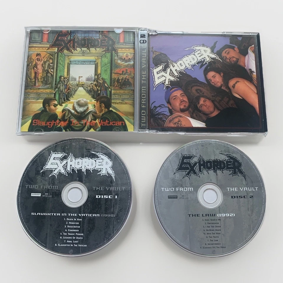 Exhorder - Slaughter in the Vatican/The Law CD 2003 Roadrunner RR 8359 [2 Discs] - Image 4 of 4