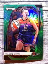 2024 Panini Prizm WNBA #48 Celeste Taylor Green Prizms