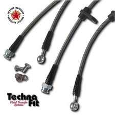 For Acura Tlx Type S Front Rear Techna-fit Stainless Steel Braided Brake Line
