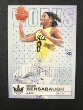 2023-24 Panini Court Kings #16 Brice Sensabaugh Utah Jazz Works in Progress RC
