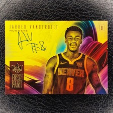 JARRED VANDERBILT /199 Fresh Paint Rookie Auto RC 2018-19 Court Kings Basketball