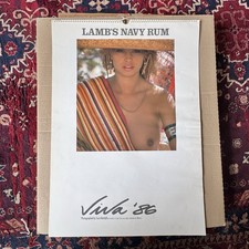 Vintage Lamb s Navy Rum 1986 Kalender Viva  8...